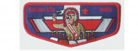 Sakima Lodge Centennial flap (white sash) La Salle Council #165