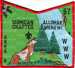 Patch Scan of 33791 - Allohak Menewi Mohican Chapter Pocket Patch
