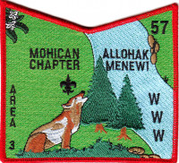 33791 - Allohak Menewi Mohican Chapter Pocket Patch Laurel Highlands Cncl #527