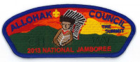 X167955A 2013 NATIONAL JAMBOREE (jsp) Allohak Council #618