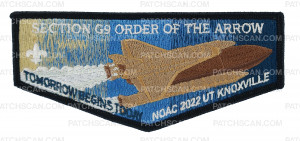 Patch Scan of Section G9 OA NOAC 2022 flap black border