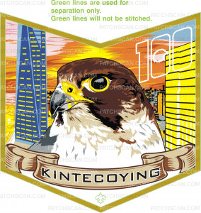 Patch Scan of 100th Anniversary Pocket Patch #1 (PO 89759)