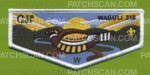 Patch Scan of  Honor Flap for NWGA Waguli (White) 