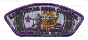 Patch Scan of East Texas Area Council- 2017 National Jamboree- Rattlesnake (Purple) 