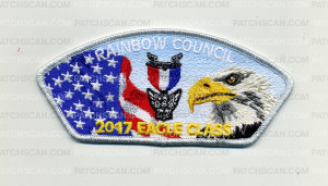 Patch Scan of Rainbow Council 2017 Eagle Class CSP