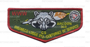 Patch Scan of Arcoon 369 Flap (NOAC 2015)