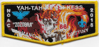 Yah-Tah-Hey -Si-Kess Comanche Destiny pocket flap Great Southwest Council #412