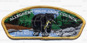 Patch Scan of Allegheny FOS - Yellow Border
