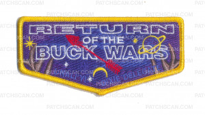 Patch Scan of Return of the Buck Wars Flap Yellow