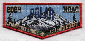 Patch Scan of CATAMOUNT NOAC 2024 TOP RED BORDER