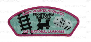 Patch Scan of Hawk Mountain Council-Pennsylvania Railroad CSP 