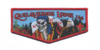 QUELQUESHOE LODGE 166 NOAC (Red Border Flap)  Calcasieu Area Council #209