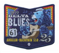 AHOALAN-NACHPIKIN BLUES FLAP  Chickasaw Council #558