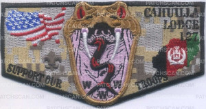 Patch Scan of Cahuilla Lodge 127 - Support Our Troops