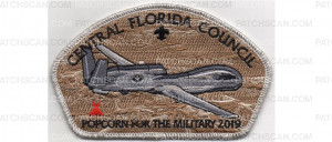Patch Scan of Popcorn for the Military CSP 2019 Air Force Silver (PO 88840)