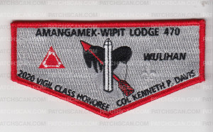 Patch Scan of 2020 Vigil Class Honoree OA Flap