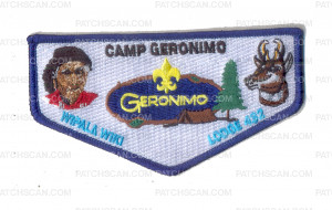 Patch Scan of Wipala Wiki Lodge 432 Camp Geronimo Flap