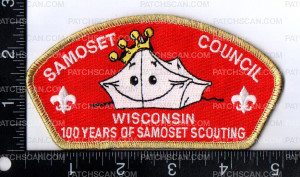 Patch Scan of Samoset Council  Wisconsin 100 Years 2019