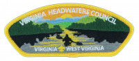 Virginia Headwaters Council Kayaker CSP (Gold Metallic)  Virginia Headwaters Council formerly, Stonewall Jackson Area Council #763