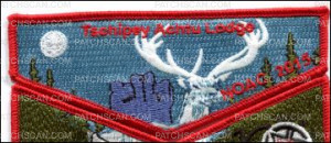 Patch Scan of Tschipey Actu Lodge NOAC 2015-Deer and Castle Flap 