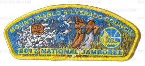 Patch Scan of Mount Diablo Silverado Council 2017 National Jamboree JSP KW1696