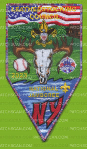 Patch Scan of 2023 NSJ Leatherstocking Council Center Piece (Variegated) 