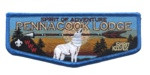 Pennacook Lodge flap blue border Spirit of Adventure Council