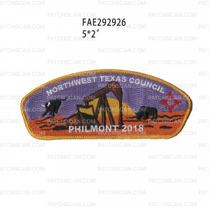 Patch Scan of Northwest Texas Council 2018 Philmont CSP