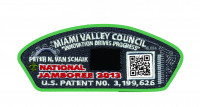 TB  212497 MVC Jambo CSP Velcro Green Miami Valley Council #444