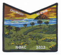 Chumash 90 NOAC 2022 pocket patch sunrise Los Padres Council #53