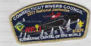 Patch Scan of CRC National Jamboree 2017 STAFF #5