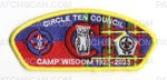 Patch Scan of Camp Wisdom 1923-2023 CSP