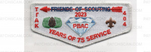 Patch Scan of 2023 Friends of Scouting Flap (PO 100616)