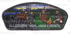 Patch Scan of Rendevous V - Gray Border