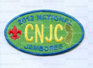Patch Scan of TB 209871 CNJC 2013 Jamboree Oval
