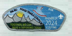Patch Scan of MinsiTrailsCouncil - Friends Of Scouting 2023 CSP