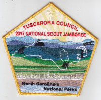 Tuscarora 2017 National Jamboree Center Patch  Tuscarora Council #424