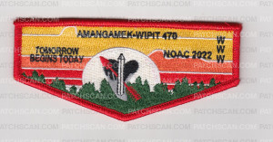 Patch Scan of Wipit Wear 2022 Patch Set - Red Border