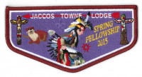 BSA COA Jaccos Spring Fellowship Flap Crossroads of America Council #160
