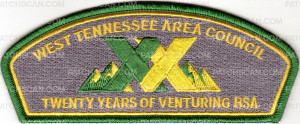 Patch Scan of West Tennessee Area Council Twenty Years of Venturing CSP