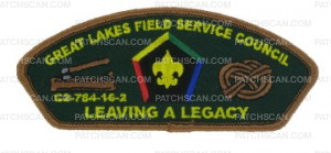Patch Scan of leaving a legacy- brown border