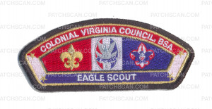Patch Scan of K122056 - COLONIAL VIRGINIA COUNCIL - EAGLE SCOUT CSP