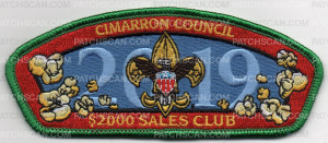 Patch Scan of CIMARRON 2000 SALES CLUB