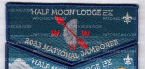 Patch Scan of Halfmoon Lodge Jamboree Pocket Set