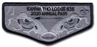 P24619 2020 Kanwa Tho Lodge Annual Pass Three Harbors Council #636