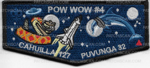 Patch Scan of Pow Wow Cahuilla Puvunga lodges - Pocket flap