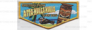 Patch Scan of Dixie Fellowship 2018 Yellow (PO 87729)