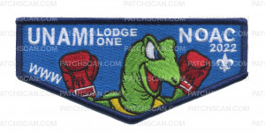 Patch Scan of Unami Lodge One- NOAC 2022 (Flap) 