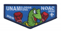 Unami Lodge One- NOAC 2022 (Flap)  Cradle of Liberty Council #525