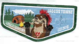 Patch Scan of BSA COA Jaccos Otter Prayer Flap